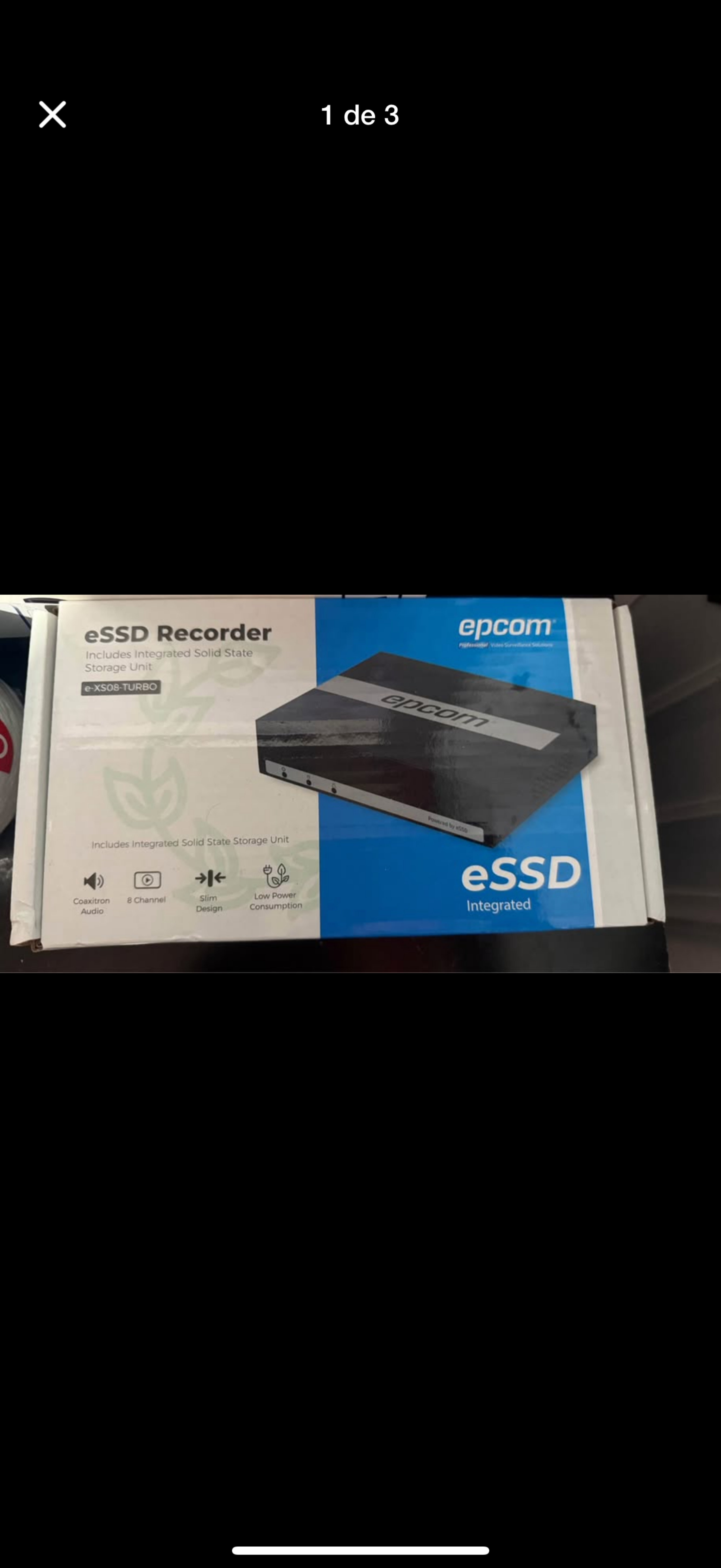 camaras y audio - DVR Epcom de 8 canales con ssd solido integrado  3