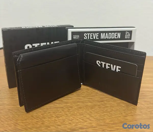 carteras y maletas - Billetera Steve Madden 100% Leather Nueva 4