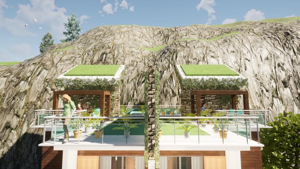 casas vacacionales y villas - Proyecto Campestre Ecologico con Rio Artificial y Techos Verdes Punta Cana 1