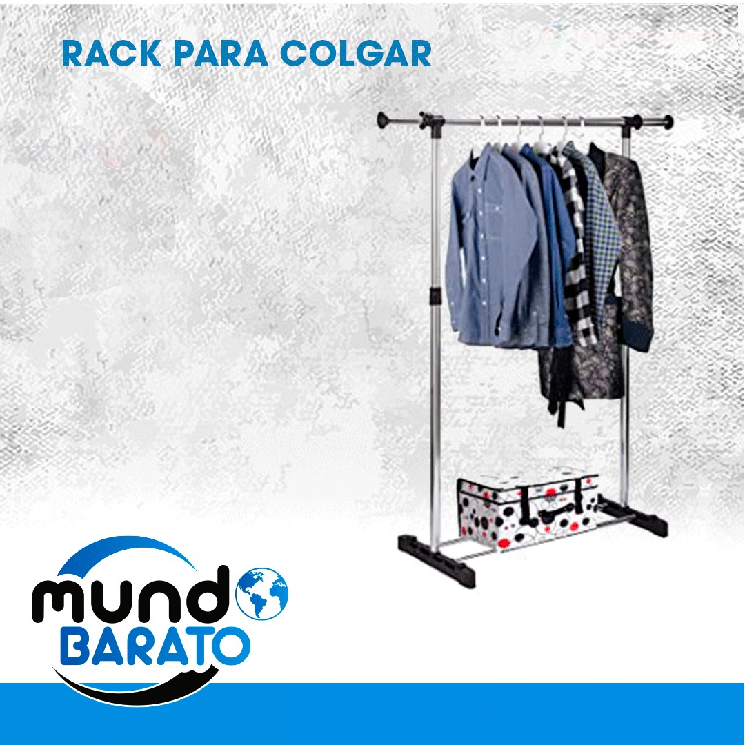 decoración y accesorios - Rack Tendedero de ropa Ajustable Liviano Portátil Paca 30 Kg  66 Libras COLGADOR 0