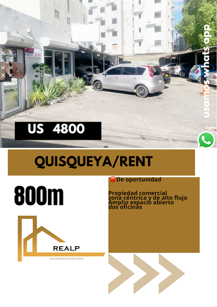 oficinas y locales comerciales - Local en el Quisqueya 800m