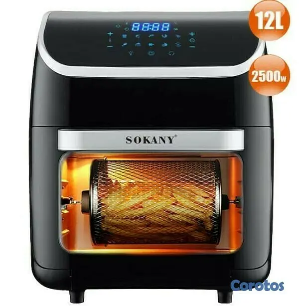 electrodomesticos - freidora de aire digital 12 litros tipo horno sokany SK-ZG-8039
 2