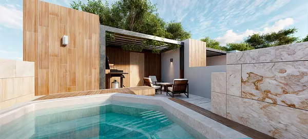 casas vacacionales y villas - Villas tipo loft en Punta Cana 7