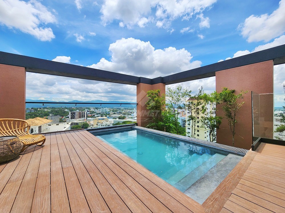 apartamentos - ESTUDIO ESTRENAR LINEA BLANCA Y PISCINA LA TRINITARIA SANTIAGO 