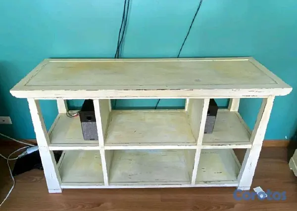 muebles y colchones - Estante Blanco  2