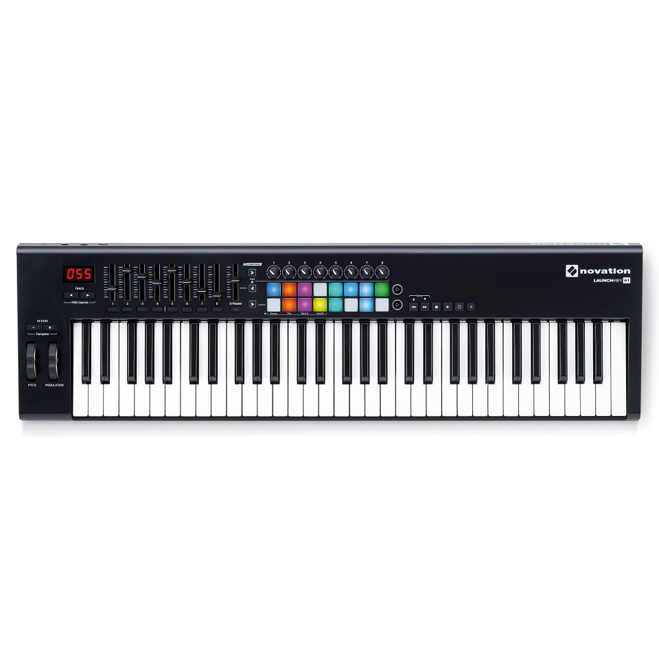 instrumentos musicales - Controlador piano / midi Novation LaunchKey 61 MK2. Usado. 