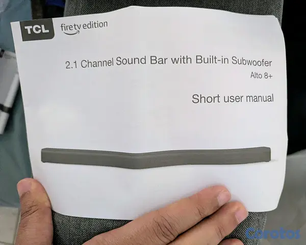 otros electronicos - Barra de sonido TCL Alto 8+ (plus) - fire TV edition 4