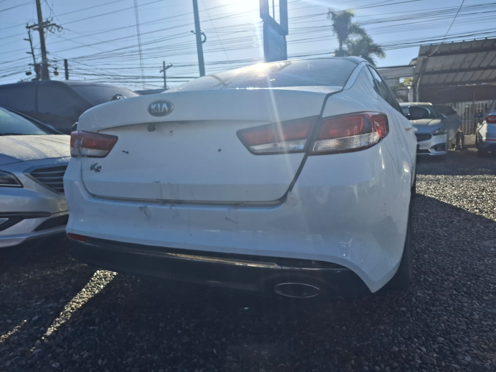 carros - Kia k-5 2017 blanco  7