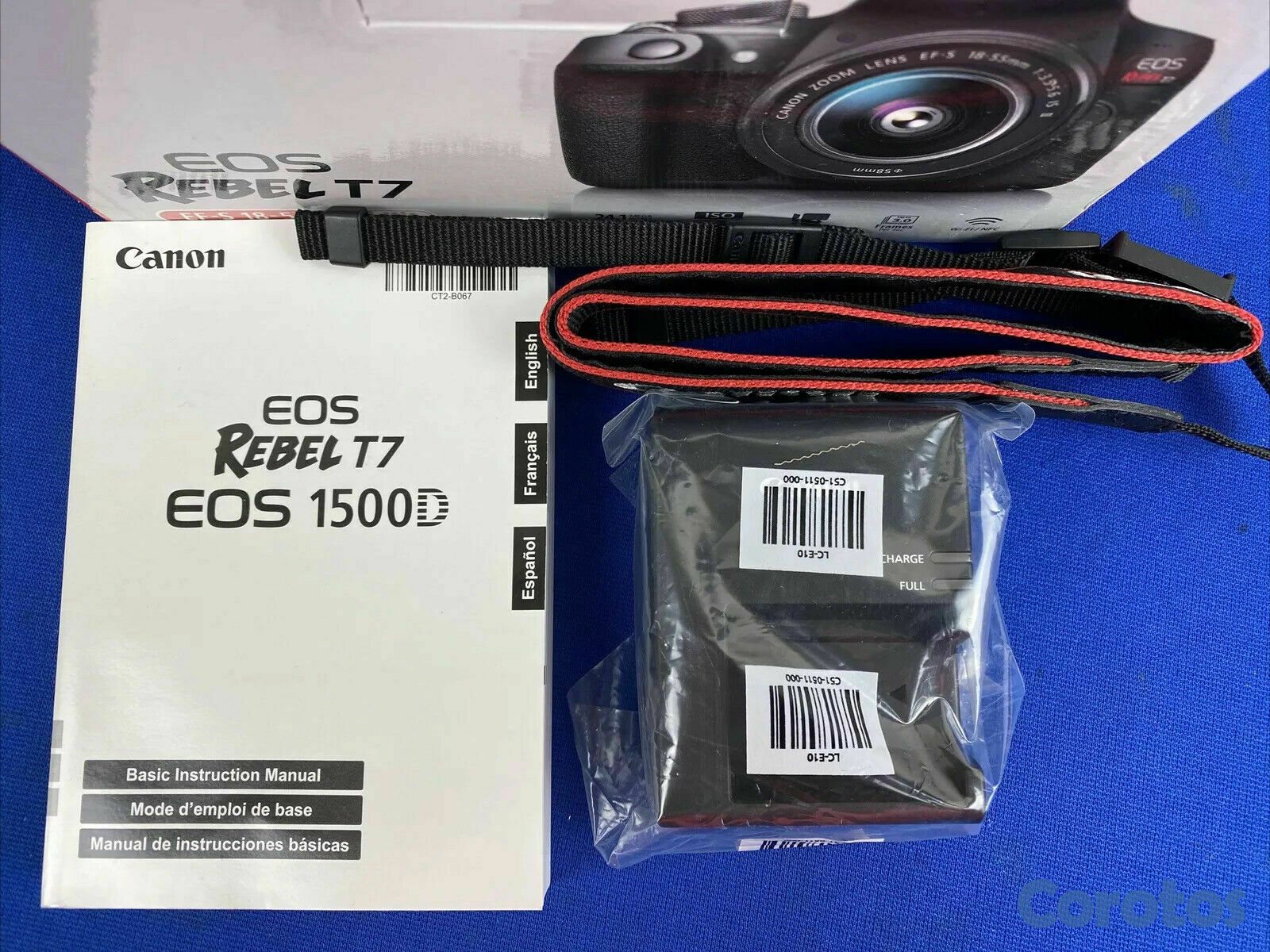 camaras y audio - Canon EOS T7 24.1MP, WiFi, NFC, USB, HDMI, Cargado 4