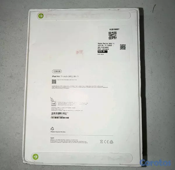 celulares y tabletas - iPad air m3 128gb nueva sellada 2