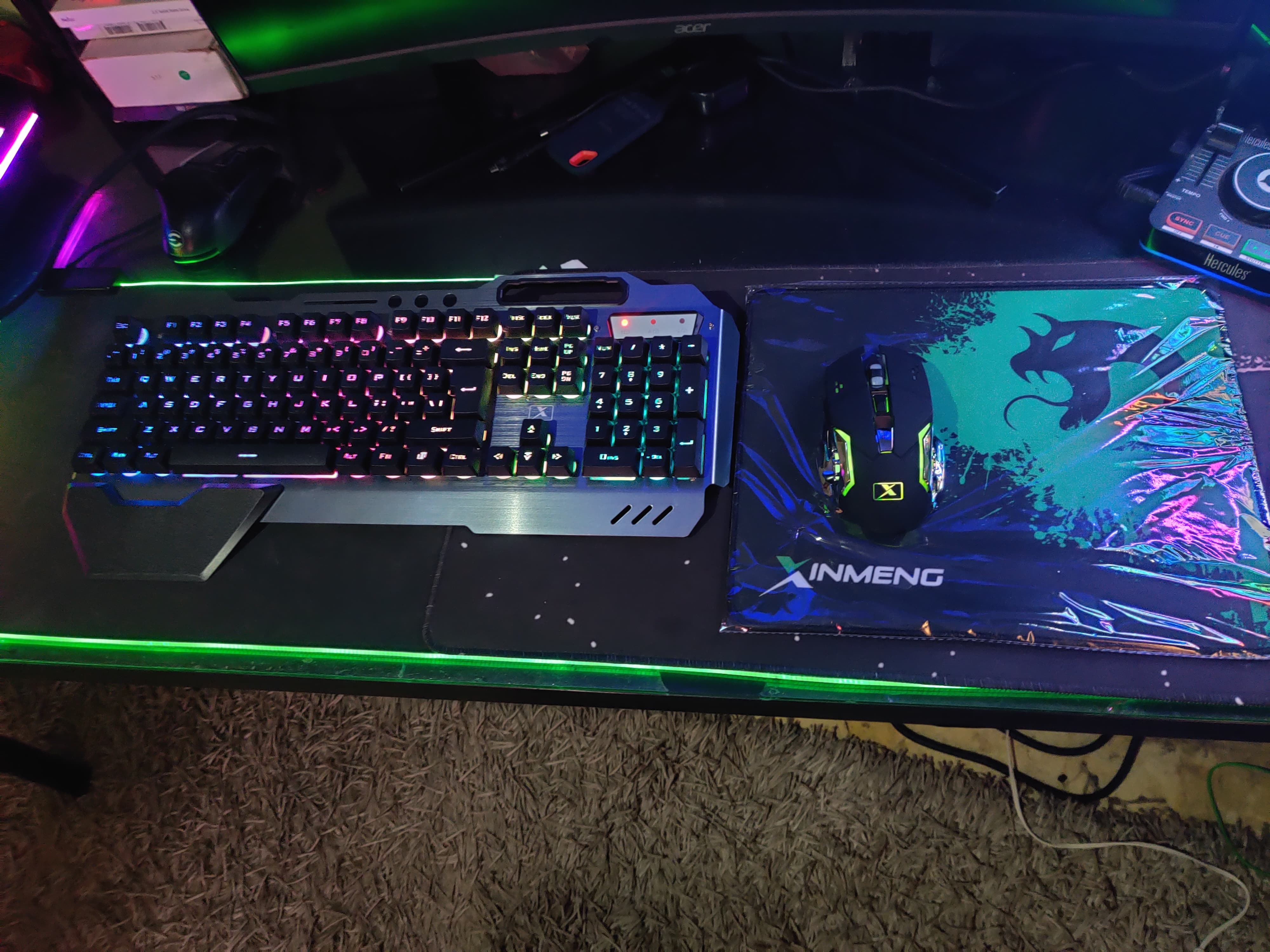 computadoras y laptops - Combo Gamer MAMBASNAKE K680 – Teclado + Mouse Inal 2