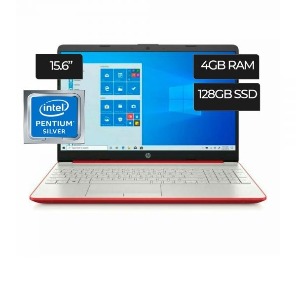 computadoras y laptops - Laptop HP 15.6 HD N5030 Ram 4GB Disco 128GB M2. Roja SELLADA