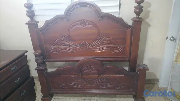 muebles y colchones - 🔥 OPORTUNIDAD: Juego de Habitación Caoba Centenari 2