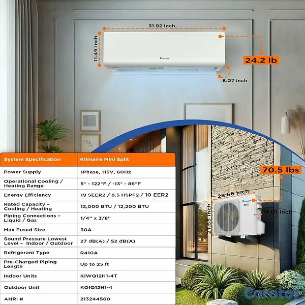 aires acondicionados y abanicos - Aire acondicionado NVERTER 18BTU Eficiencia 18 NUE 8