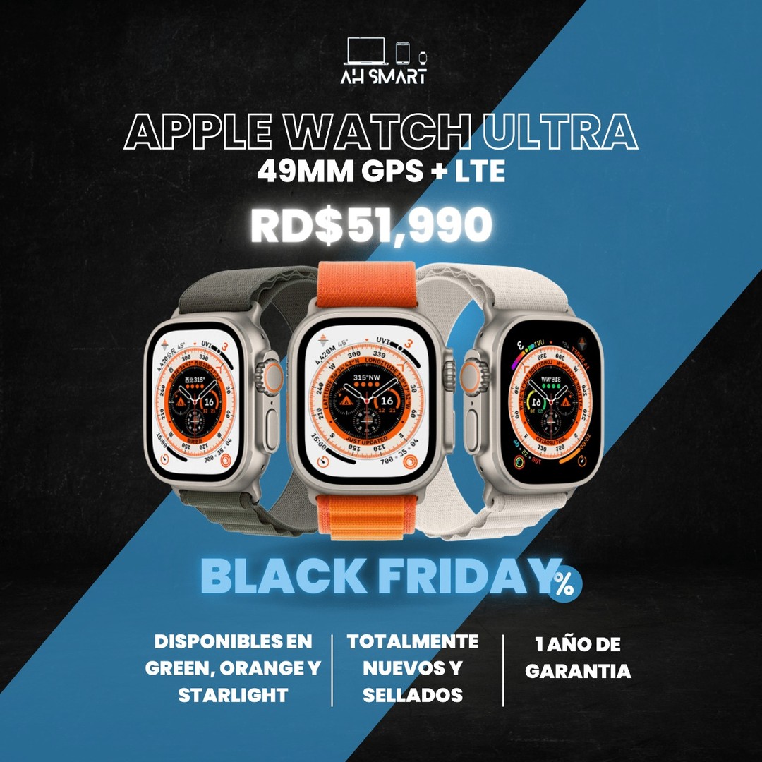 accesorios para electronica - Apple Watch Ultra 49MM GPS + LTE Sellados Nuevos *CYBER MONDAY*