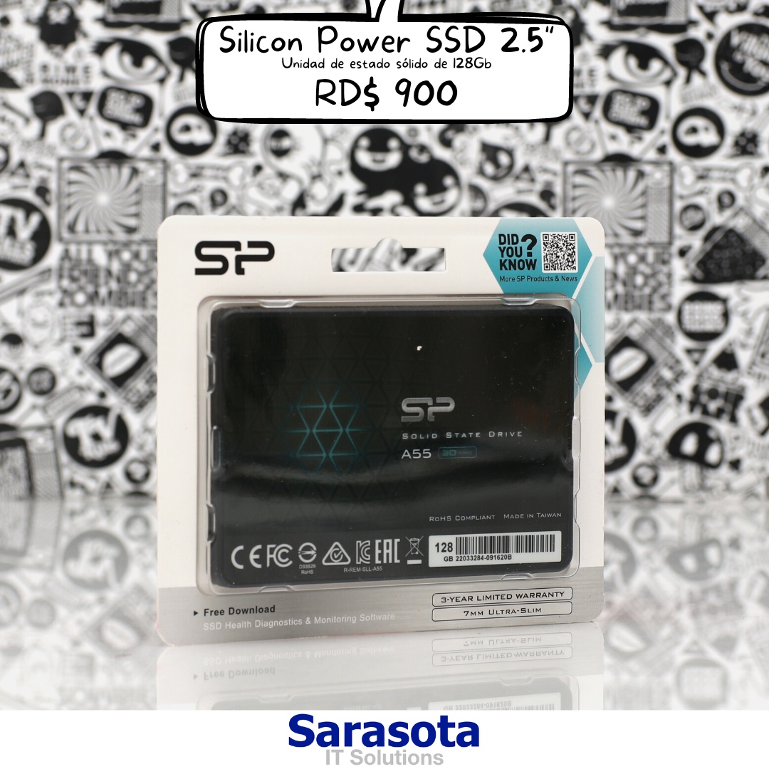 computadoras y laptops - SSD 128Gb Silicon Power (Somos Sarasota)