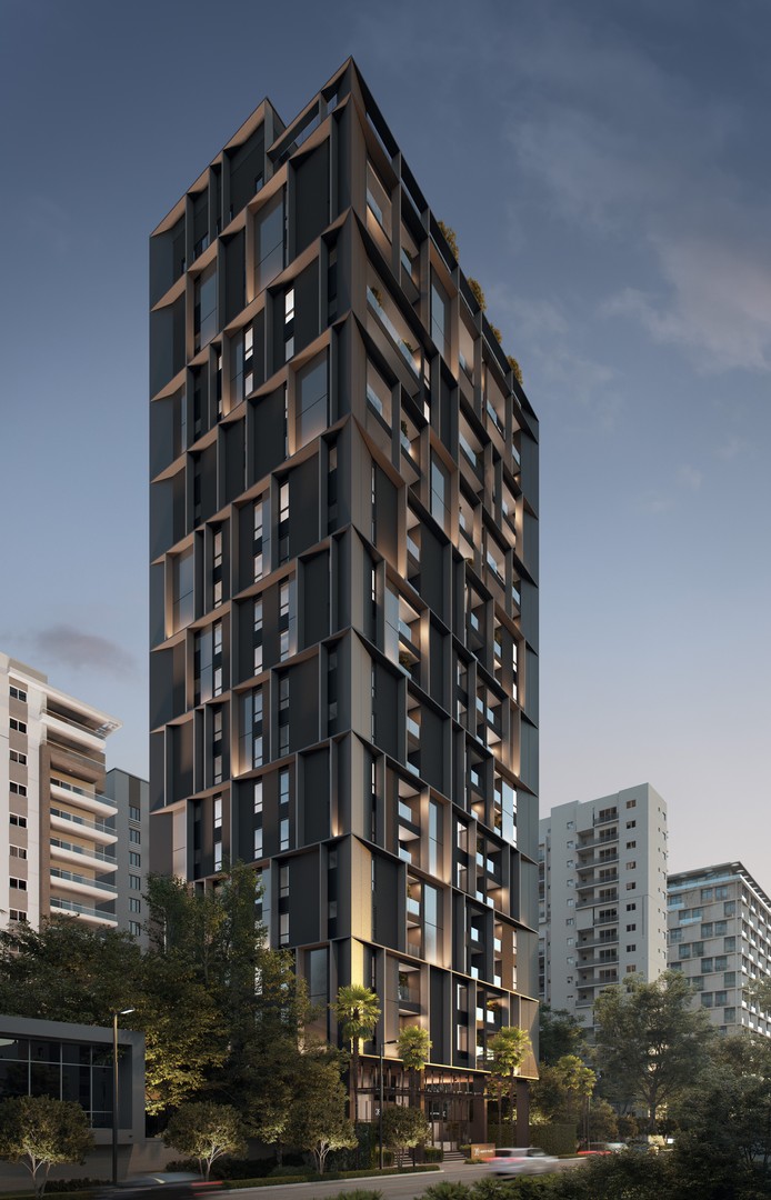 apartamentos - moderna torre con plaza comercial en ensanche naco