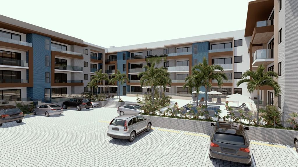 apartamentos - Apartamento Terraza Azul En Boca Chica  2