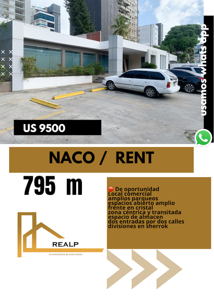 oficinas y locales comerciales - Local céntrico en Naco 0