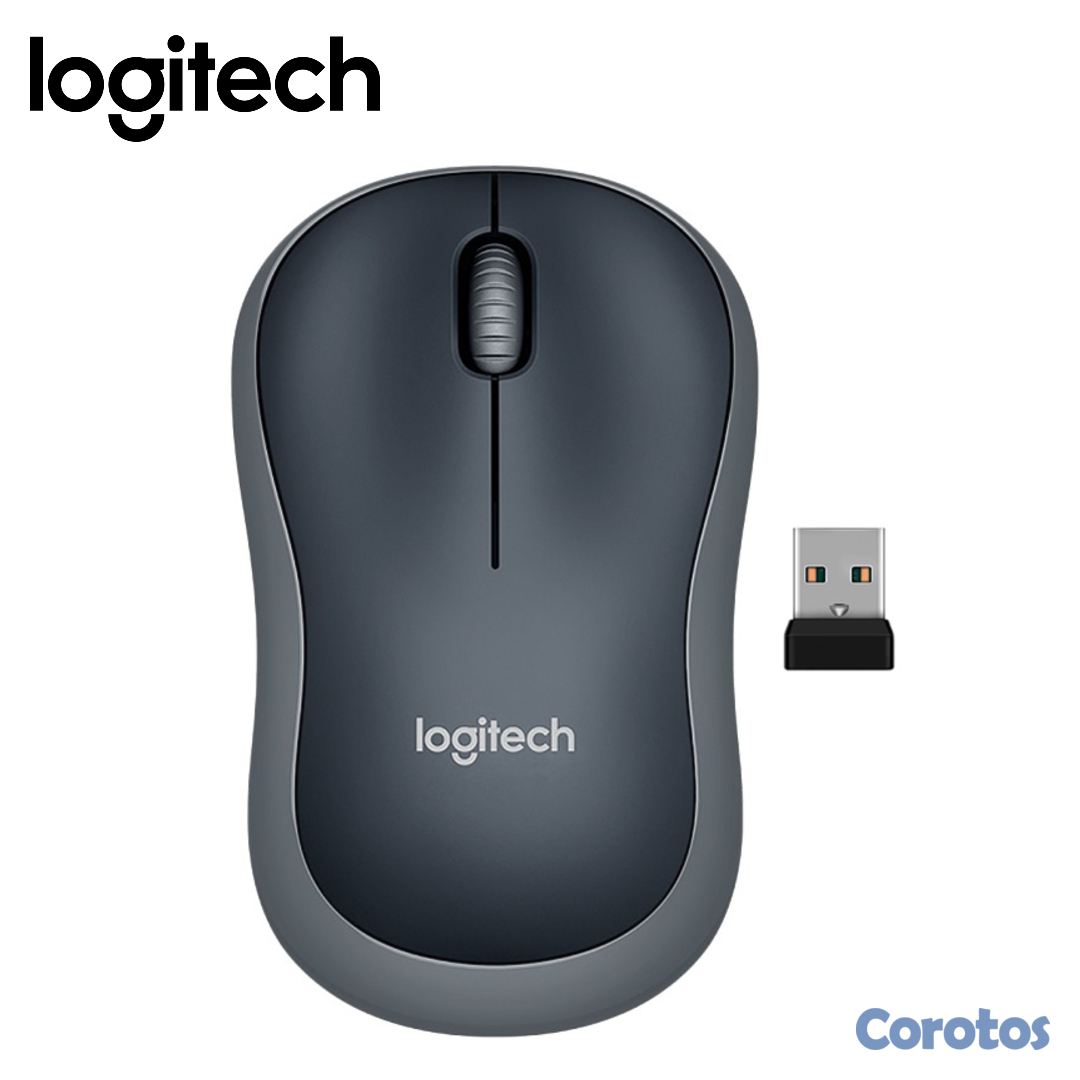 computadoras y laptops - MOUSE LOGITECH M185 INALAMBRICO MINI OPTICO NEGRO 