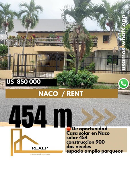 casas - Casa en venta en Naco