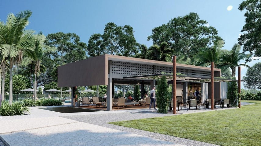 casas - Proyecto en venta Punta Cana #24-1878 tres dormitorios, piscina, parqueo.
 3
