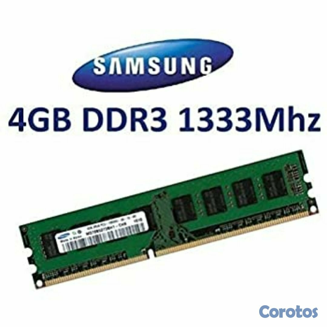 computadoras y laptops - MEMORIA RAM SAMSUNG DDR3 4GB (1333MHz) PARA PC