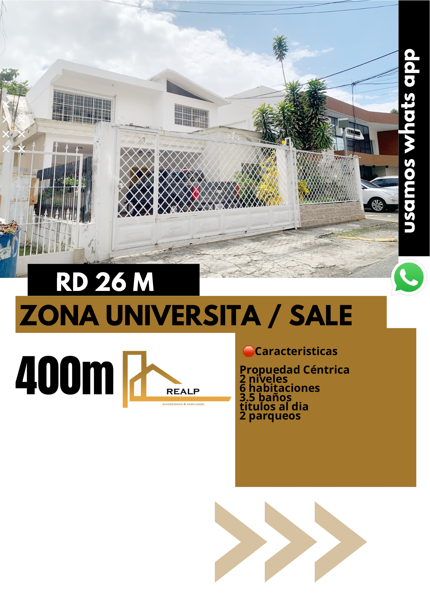 casas - propiedad en venta zona universitaria  0