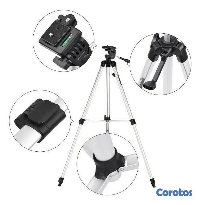 camaras y audio - Tripode 330A  para celulares y camaras profesionales, 55 pulgadas altura maxima 2