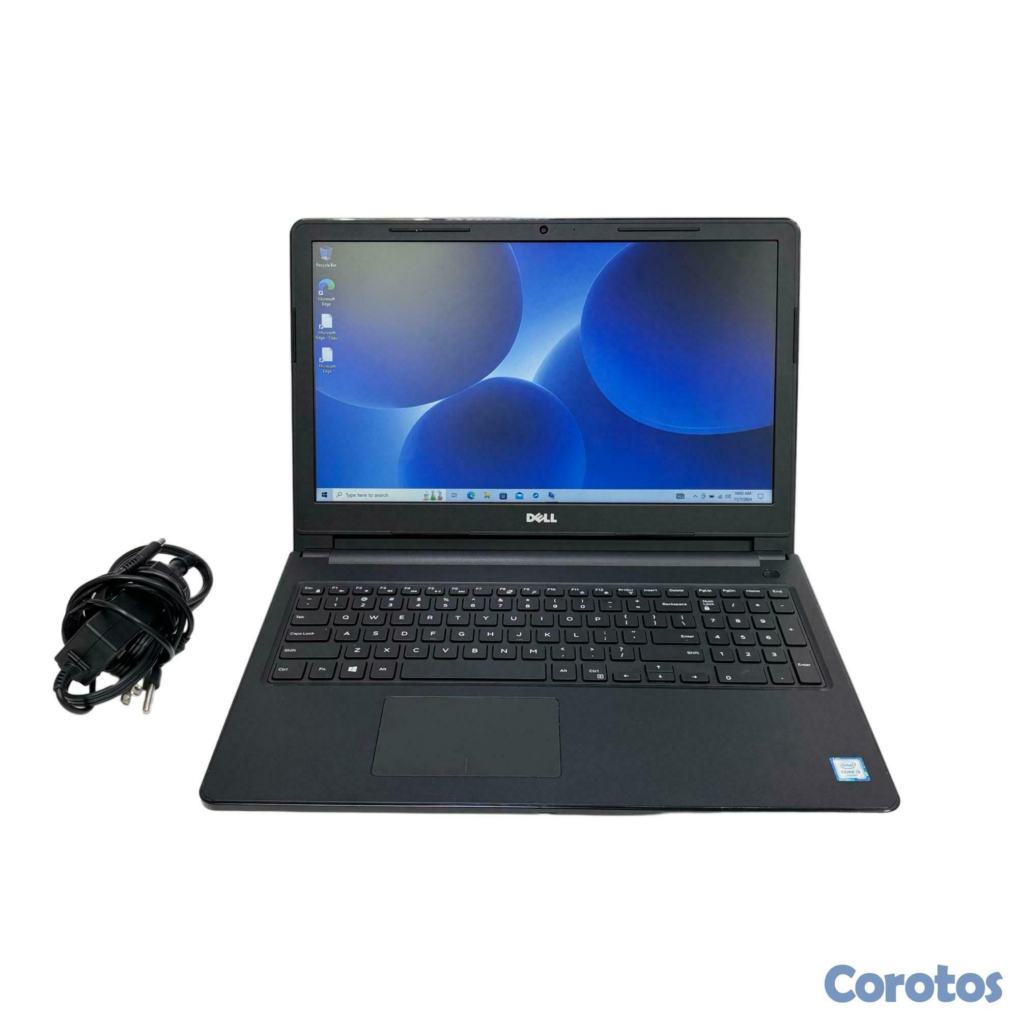 computadoras y laptops - laptop dell corei3 8g de ram ssd de 128g solido
