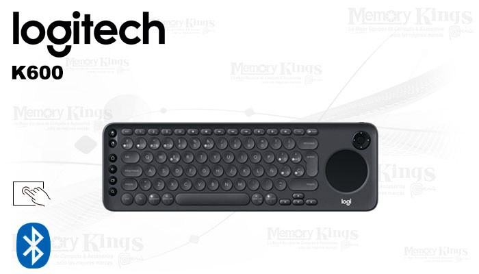computadoras y laptops - TECLADO LOGITECH K600 PARA SMART TV, CON TOUCHPAD INTEGRADO,VERSION ESPAÑOL 0