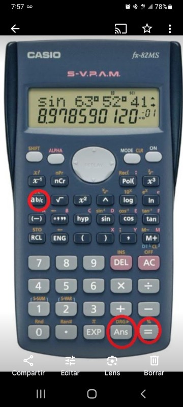 otros electronicos - CALCULADORA CIENTIFICA CASIO FX-100MS