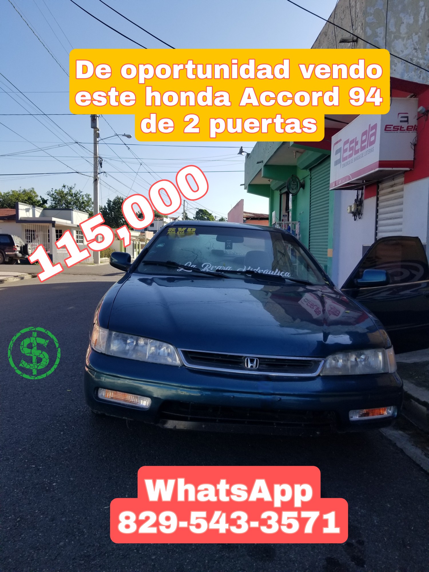 carros - Honda Accord 94 de 2 puertas