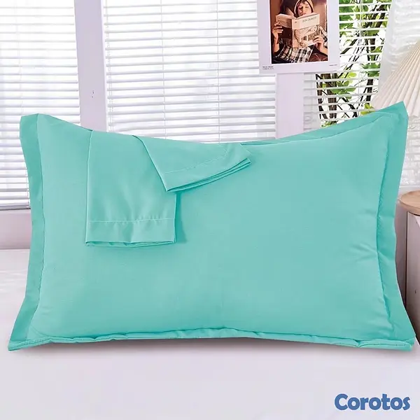 decoración y accesorios - funda de almohada en tela algodón 2 unidad  5
