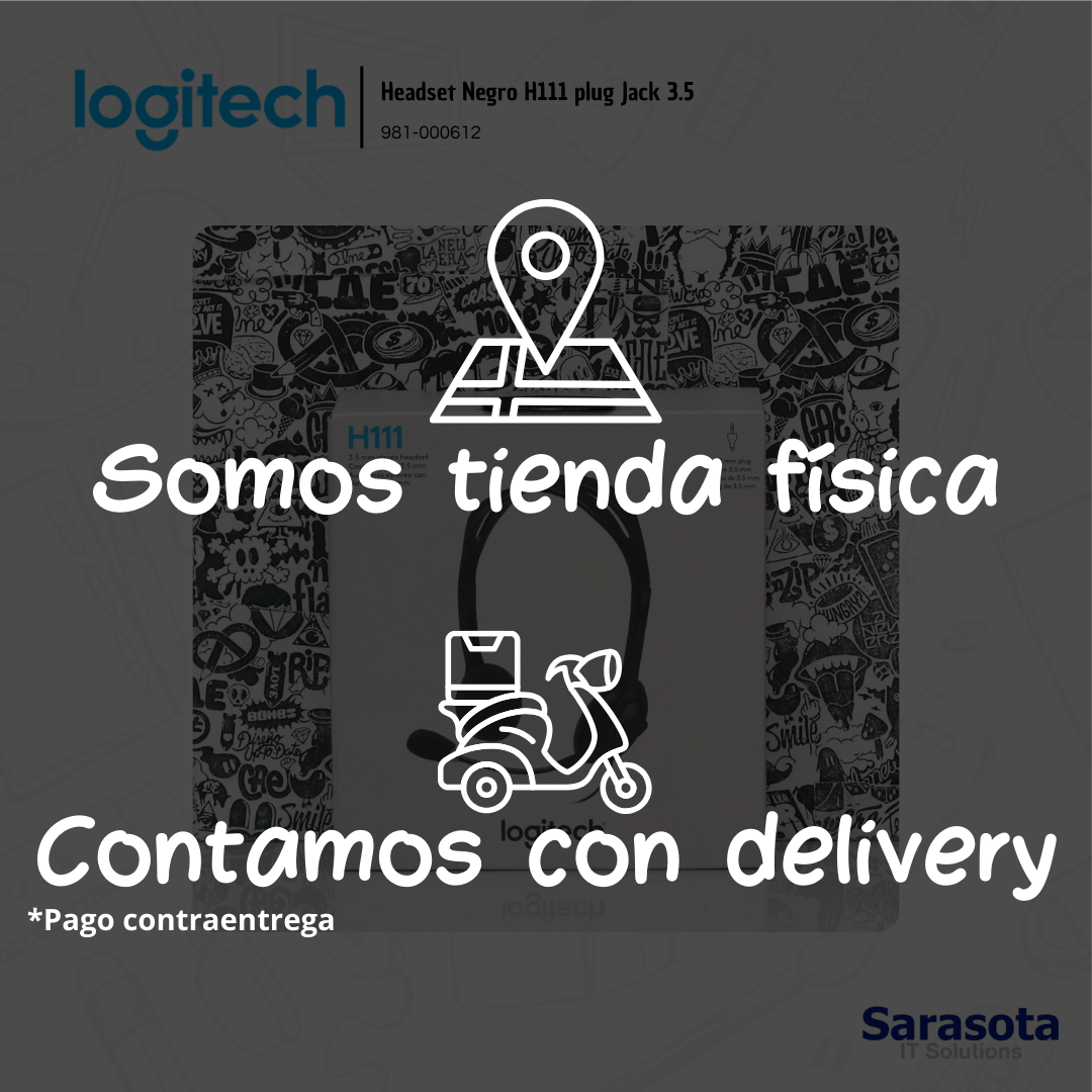 camaras y audio -  Logitech Headset H111 Jack 3.5mm 2