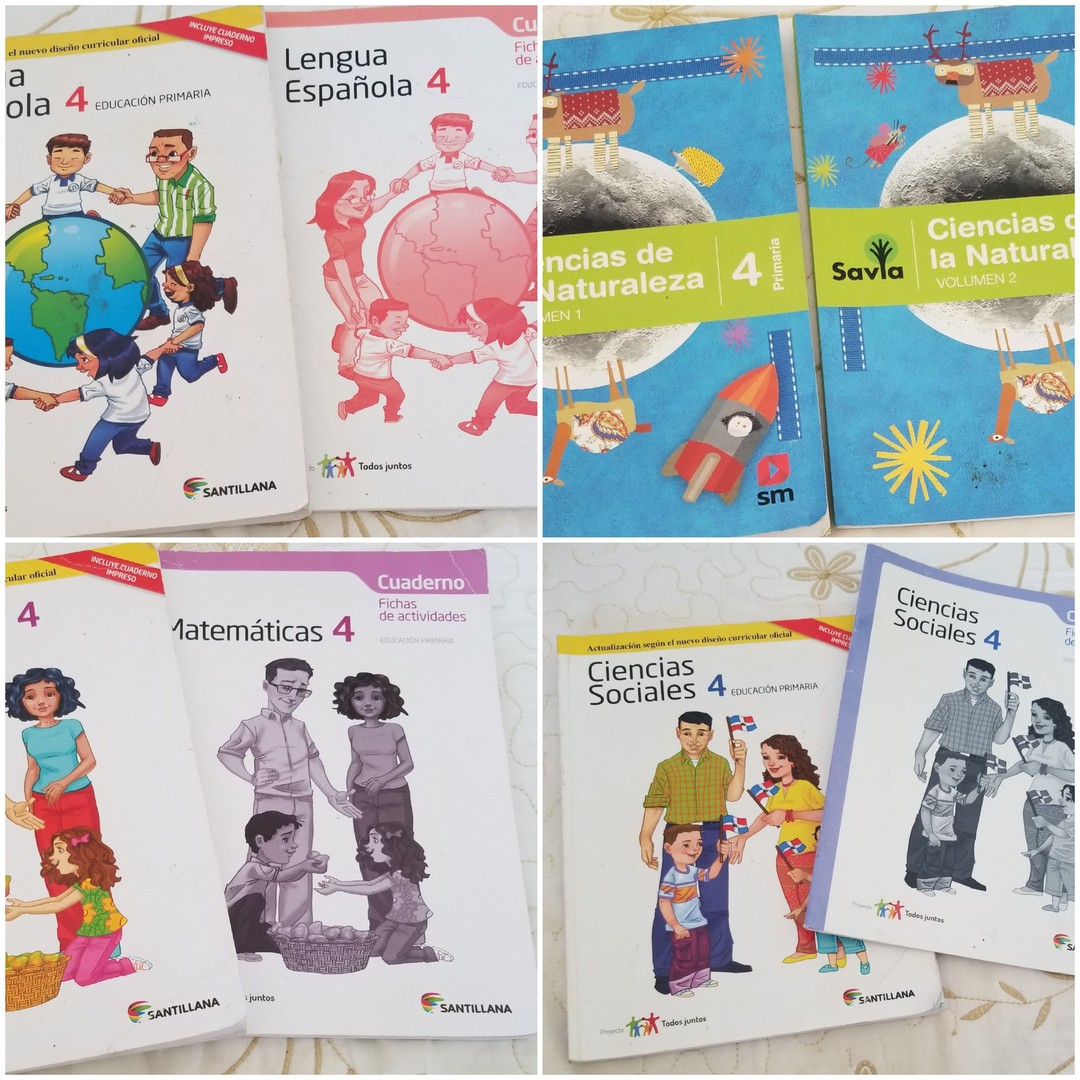 libros y revistas - Libros escolares usados 4to curso de primaria.