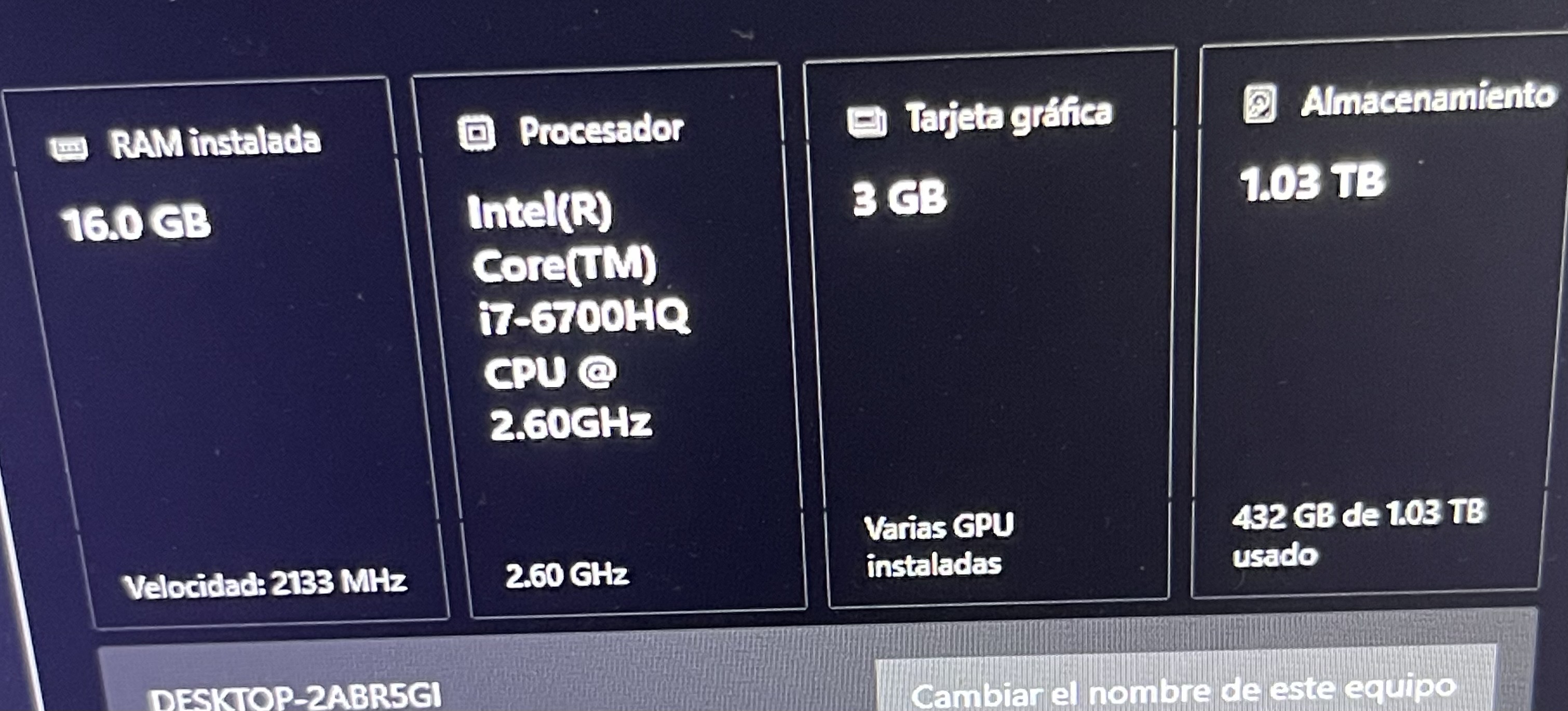 computadoras y laptops - MSI GE72 60F Apache pro (Leer descripcion). 9