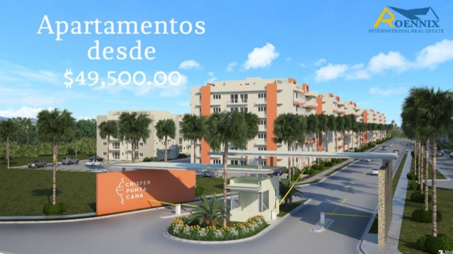 apartamentos - Crisfer Punta Cana, apartamentos de 1 habitación y 1.5 baños 2