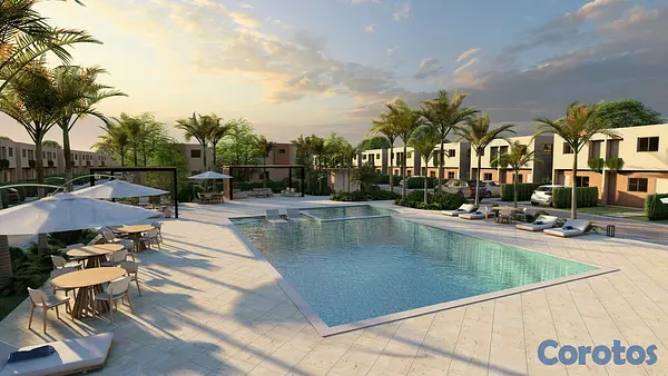 casas vacacionales y villas - Townhouse en Macao Listos 2026 c/Area Social, Pisc 2