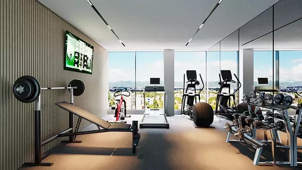 apartamentos - Estudio en piso alto de venta en Monte verde  10