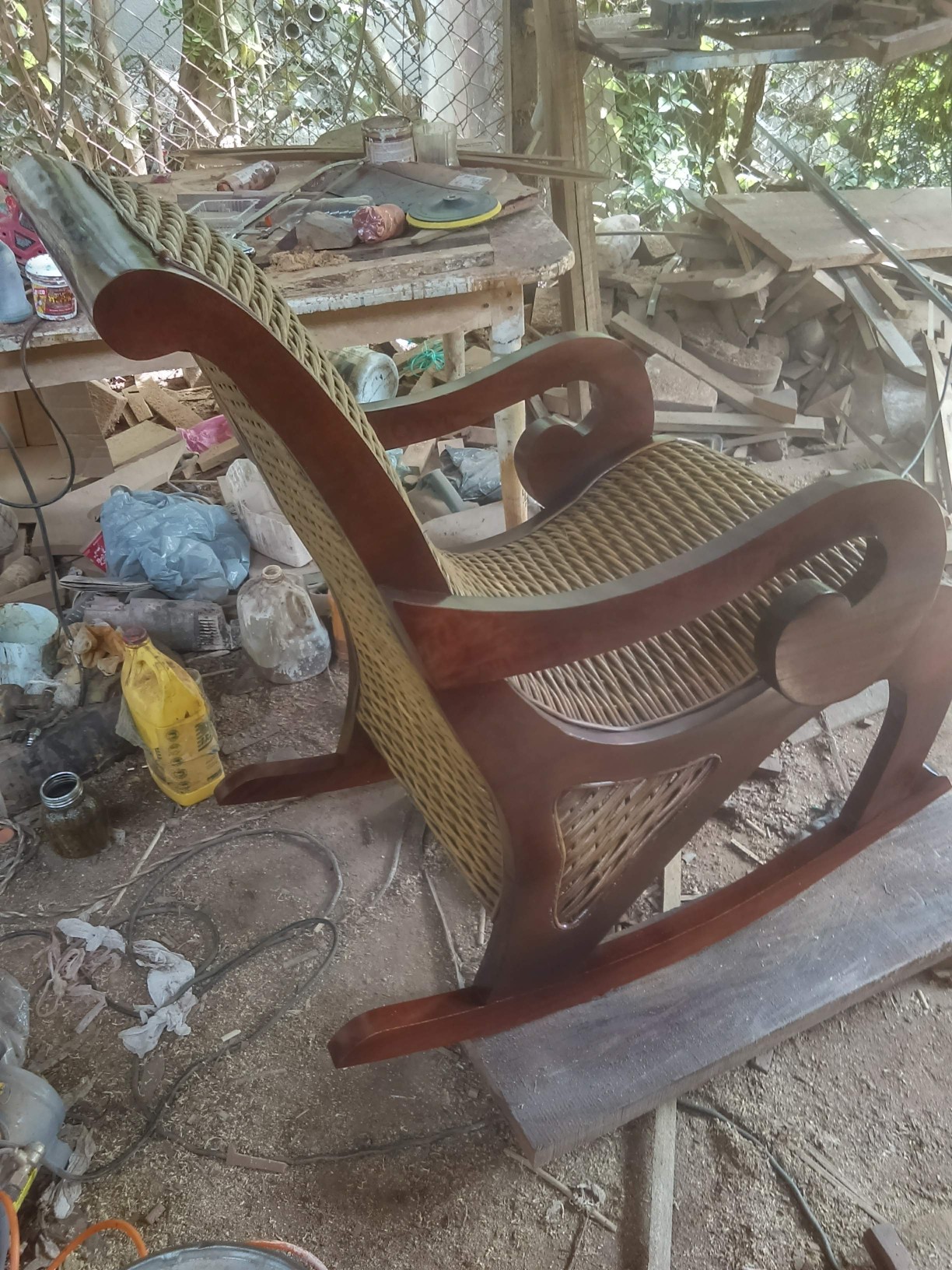muebles y colchones - Muebles en mimbre rratan y caoba 4
