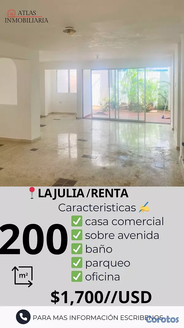casas - se alquila casa comercial  2