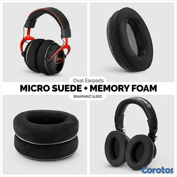camaras y audio - Almohadillas Ovaladas Brainwavz para auriculares 9