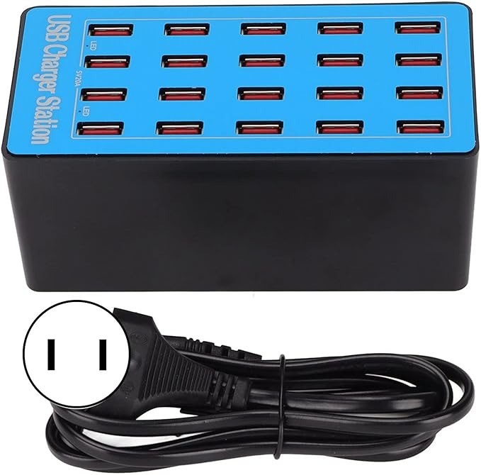 accesorios para electronica - ESTACION DE CARGA USB A5+ 6