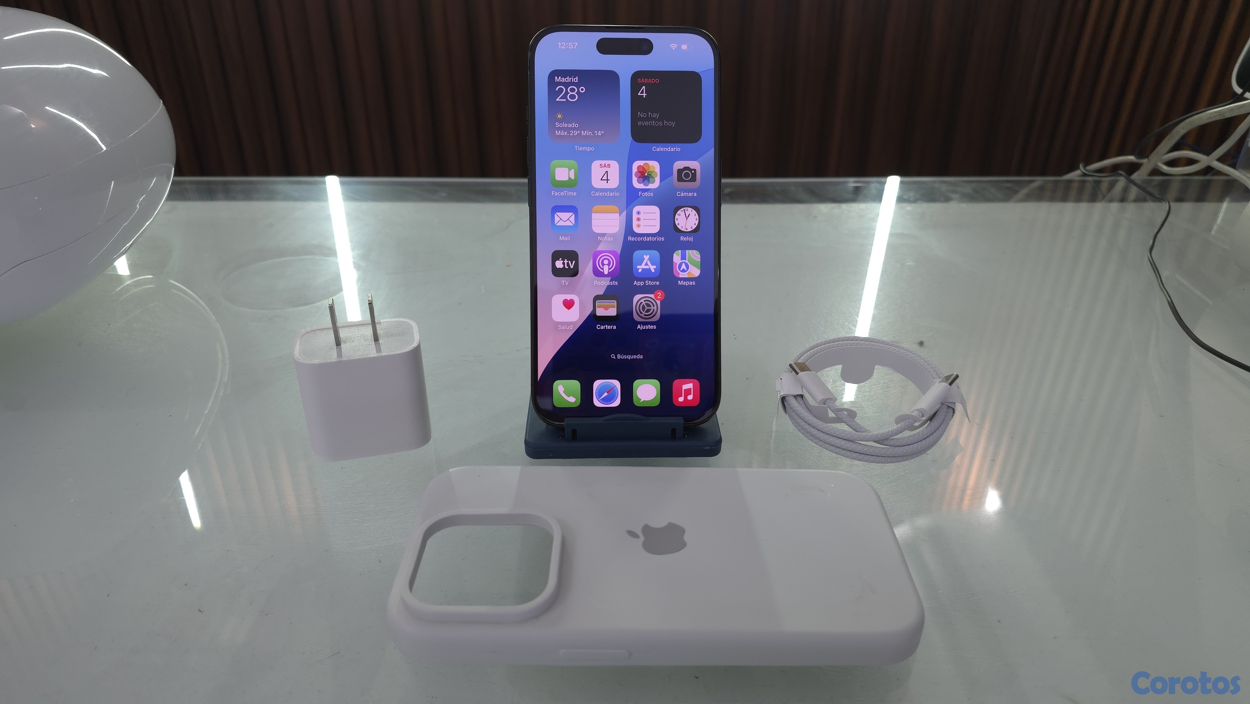 celulares y tabletas - iPhone 15 Pro 256GB Negro desbloqueado Factory 1