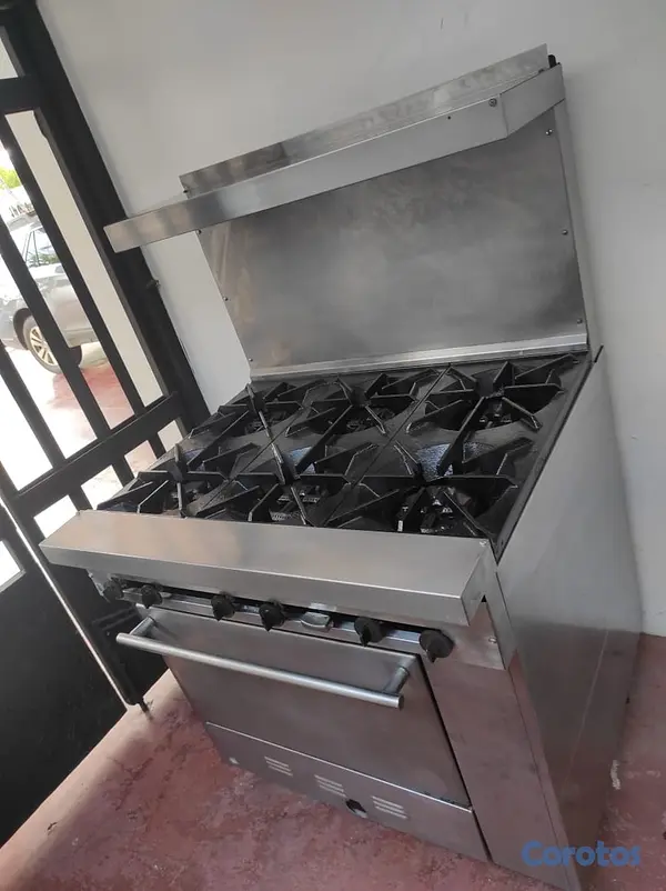 equipos profesionales - Estufa industrial de 6 hornillas 3
