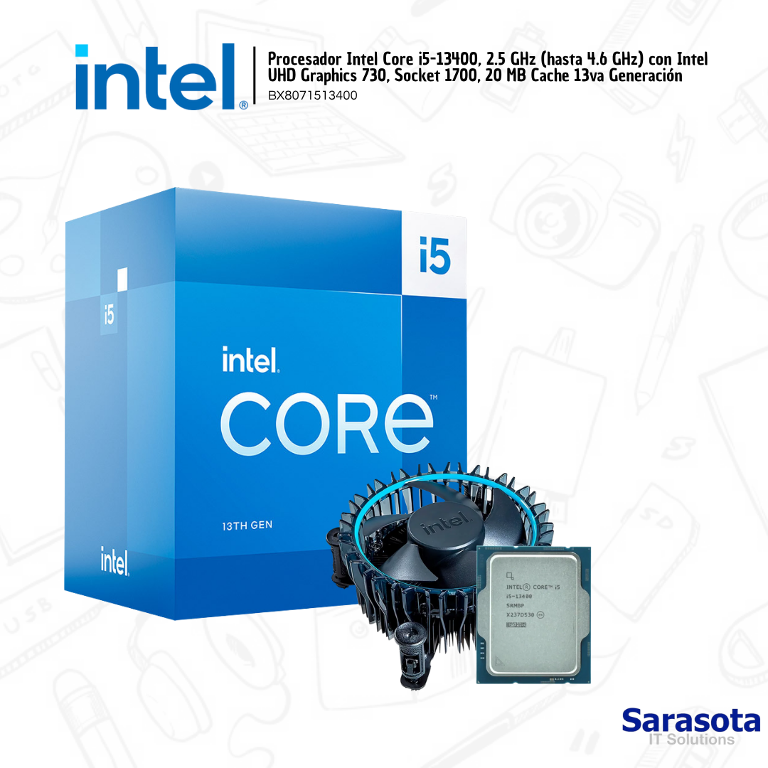 accesorios para electronica - intel Procesador Core i5-13400, 2.5 GHz  0