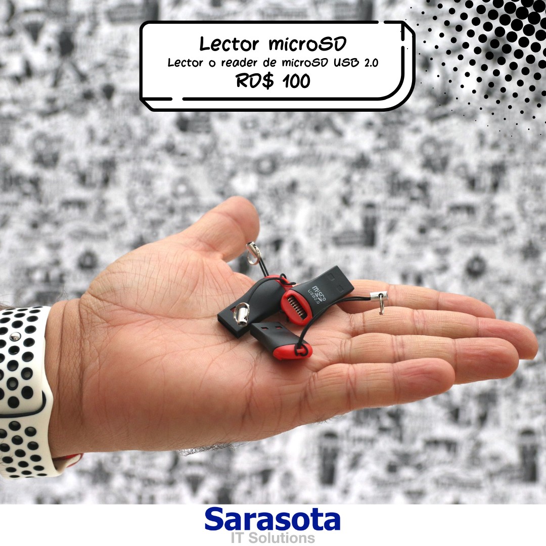 accesorios para electronica - Adaptador microSD a USB 2.0 (Somos Sarasota) 1