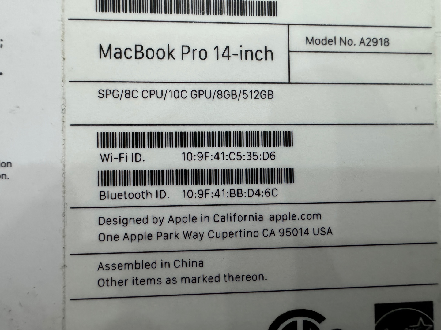 computadoras y laptops - MacBook Pro 14 inch M3 Apple Chip | 512GB | 8GB RAM Nueva Sellada RD$ 90,500 NEG 2