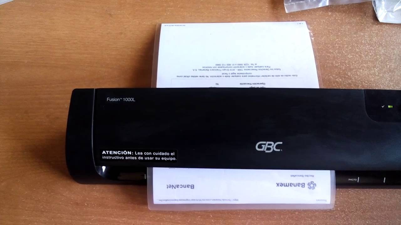 impresoras y scanners - PLASTIFICADORA PROFESIONAL GBC FUSION 3100L PLASTIFICA LAMINAS ,3 5,7 2